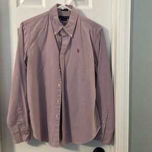 Ralph Lauren classic fit size 12 purple women’s button down